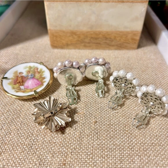 Vintage Earring and Brooch Bundle | Japan | Limoges - Picture 10 of 14